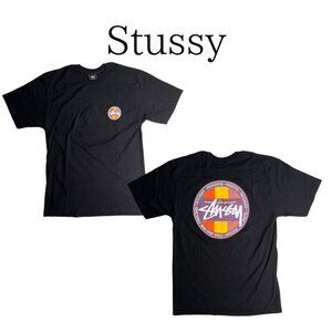 Stussy Roots Reggae Surf Rydim For Jah Irie Feeling Black T-Shirt (M)
